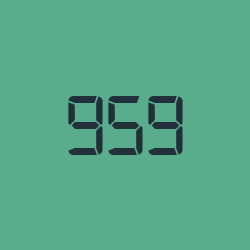 معنی ساعت و عدد 959